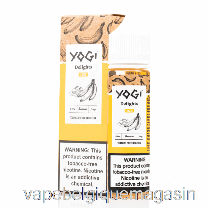Vape Shop Bruxelles Glace à La Banane - Délices Yogi - 60ml 6mg